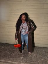 Load image into Gallery viewer, Brownstone Espresso Trench Coat