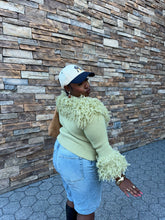 Load image into Gallery viewer, The Pistachio Shag Sweater
