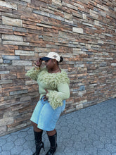 Load image into Gallery viewer, The Pistachio Shag Sweater