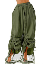 Load image into Gallery viewer, Olive Drift Ruched Pants