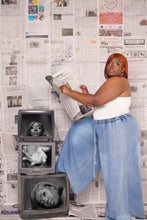 Load image into Gallery viewer, The Hard Hat | Wide-Leg Denim Pants - PRE-ORDER ONLY