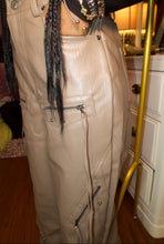 Load image into Gallery viewer, Effortless Edge | Oversized Textured Vegan Leather Cargo Pants