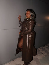 Load image into Gallery viewer, Brownstone Espresso Trench Coat