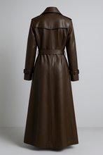 Load image into Gallery viewer, Brownstone Espresso Trench Coat
