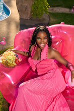 Load image into Gallery viewer, Pink Sangria |Pleated Two-Piece Set