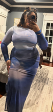 Load image into Gallery viewer, Dreamy Layers Maxi – Sheer Mesh Long Sleeve Dress
