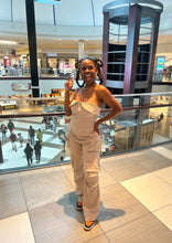 Load image into Gallery viewer, Utility Chic Cargo Set – Strapless Corset &amp; Cargo Pants
