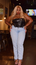 Load image into Gallery viewer, JT | PU Faux Leather Cropped Vest Top
