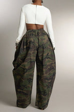 Load image into Gallery viewer, Rebel Camo Sculpted Wide-Leg Pants

