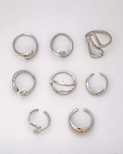 Load image into Gallery viewer, SilverLinings | 8 Assorted Rings
