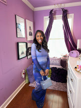 Load image into Gallery viewer, Dreamy Layers Maxi – Sheer Mesh Long Sleeve Dress
