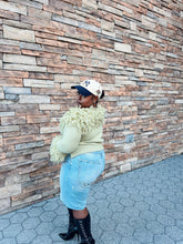 Load image into Gallery viewer, The Pistachio Shag Sweater
