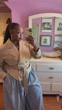 Load and play video in Gallery viewer, Camille Belted Wrap Jacket
